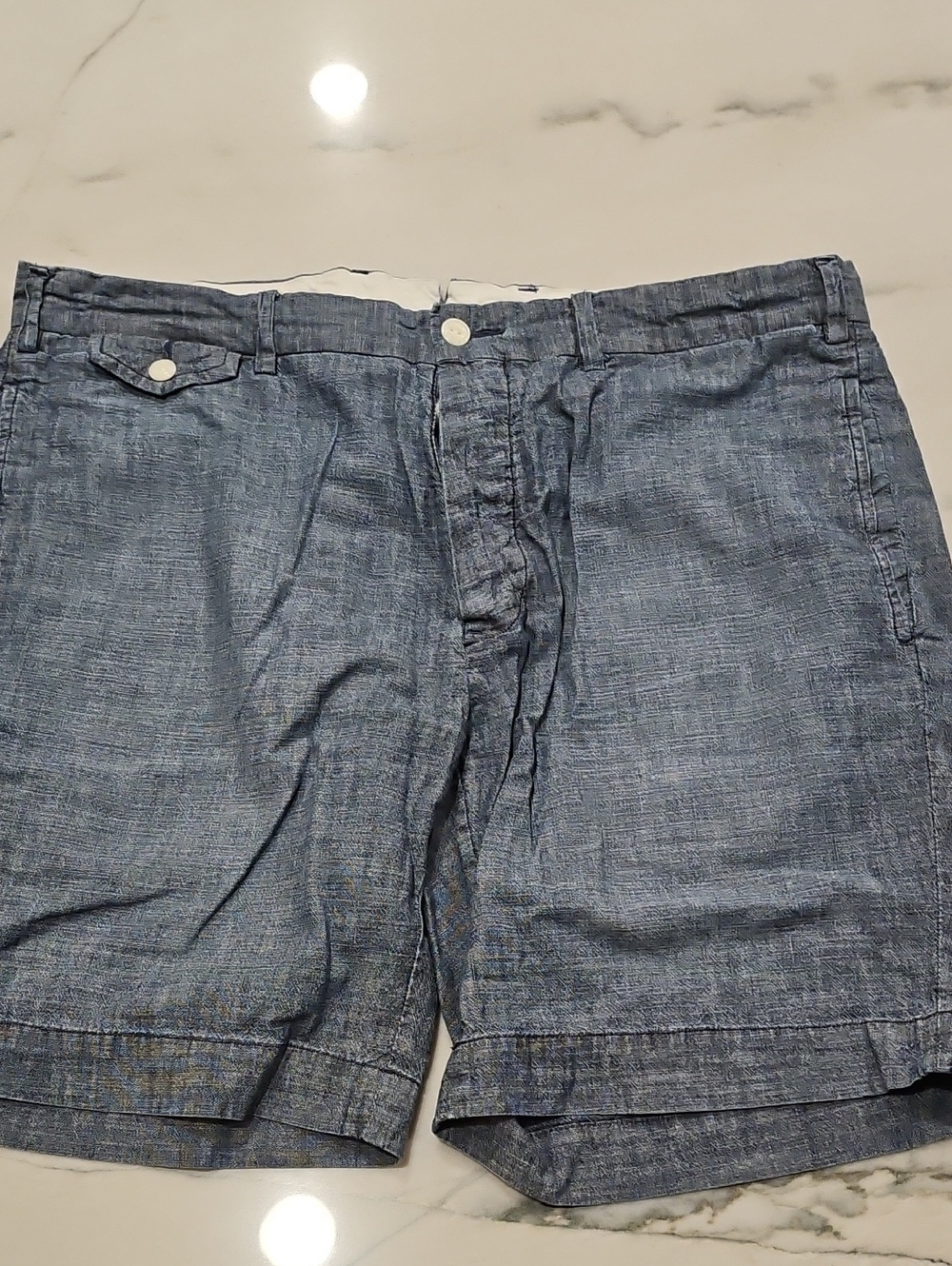 Polo Ralph Lauren Men's Chambray Blue Shorts 36